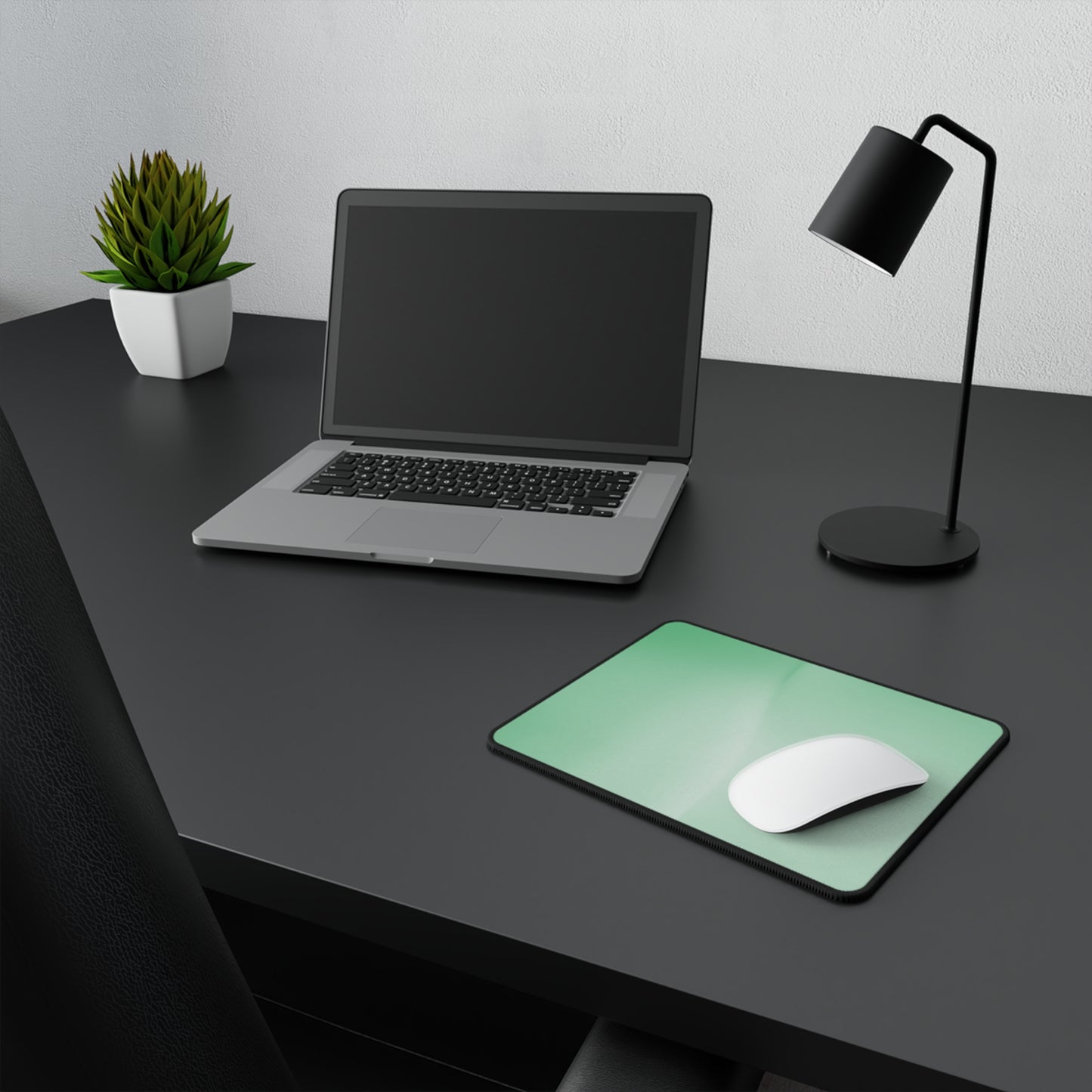 Mint Fade Non-Slip Gaming Mouse Pad, 9.5" X 8" Rectangle