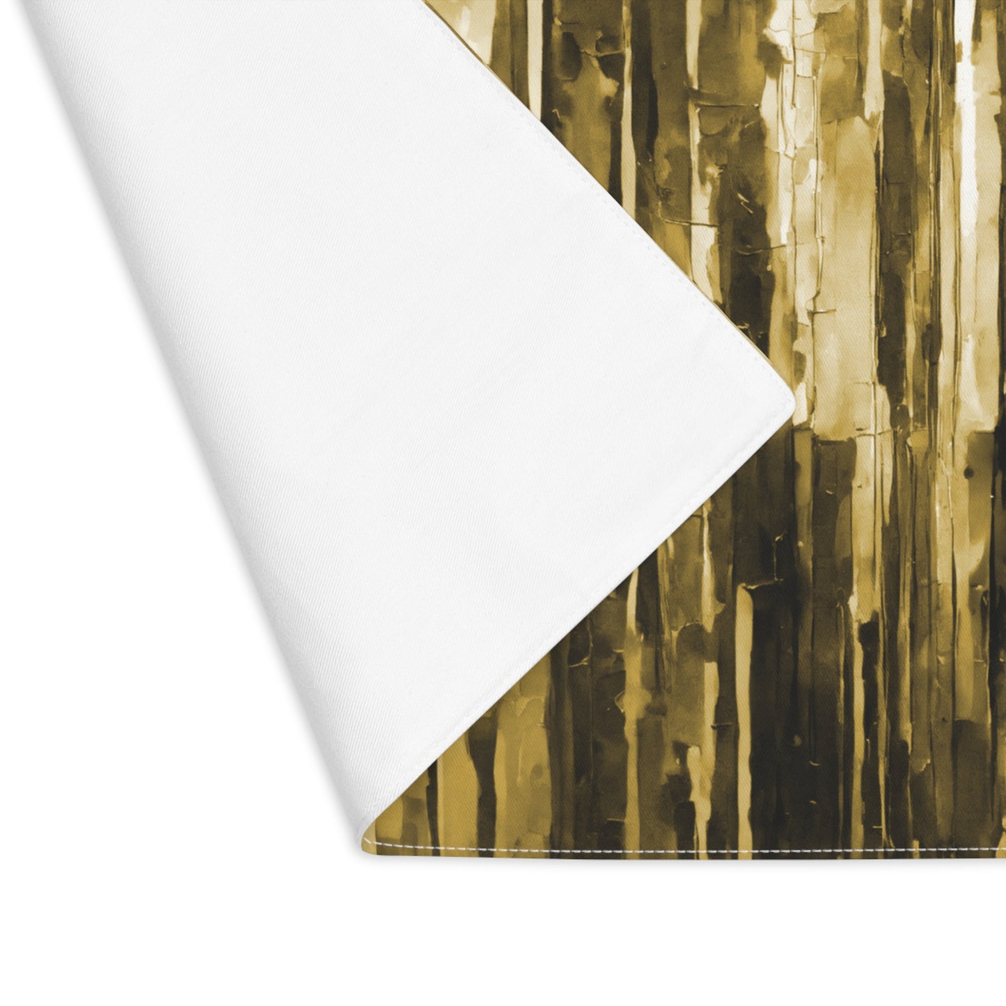 Striped Light Brown Placemat, 1 pc