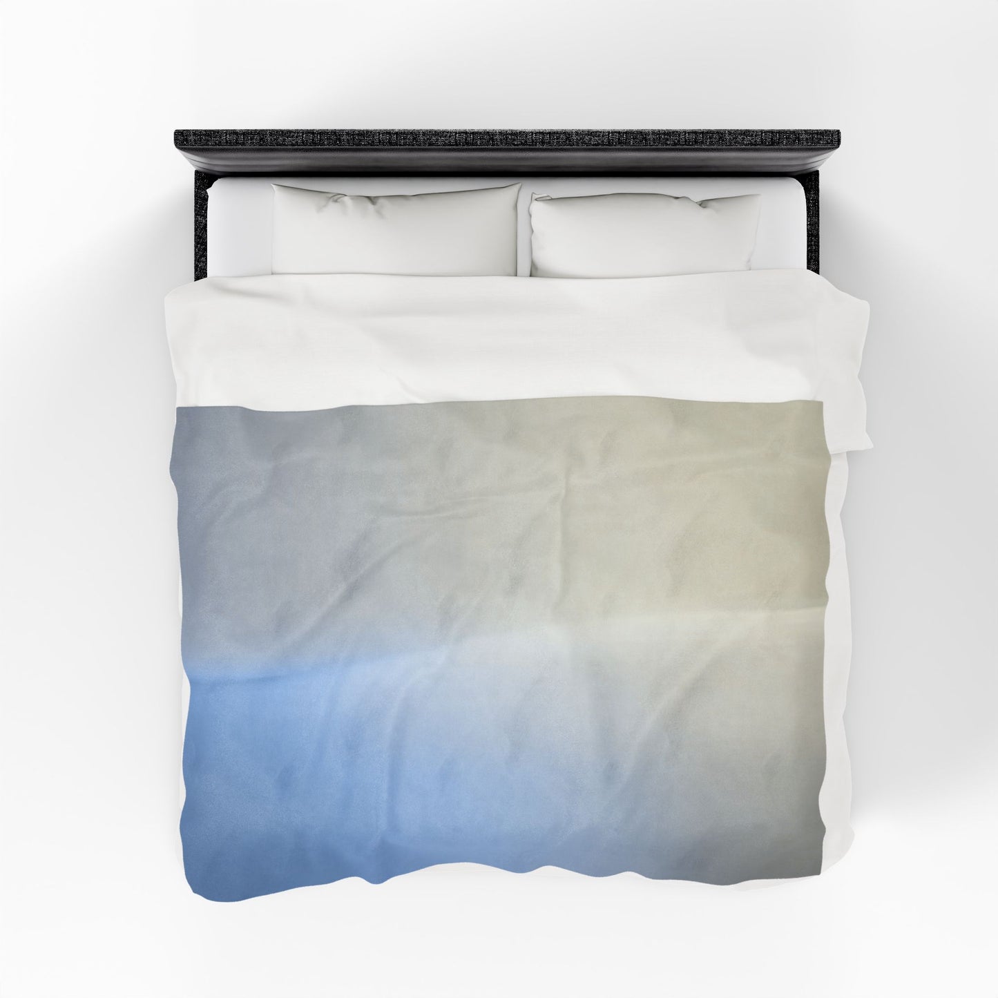 Cobalt Fade Velveteen Plush Blanket, 60" x 80"