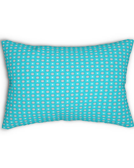 Tif Green Star-crossed Bodies Spun Polyester Lumbar Pillow, 20" x 14"