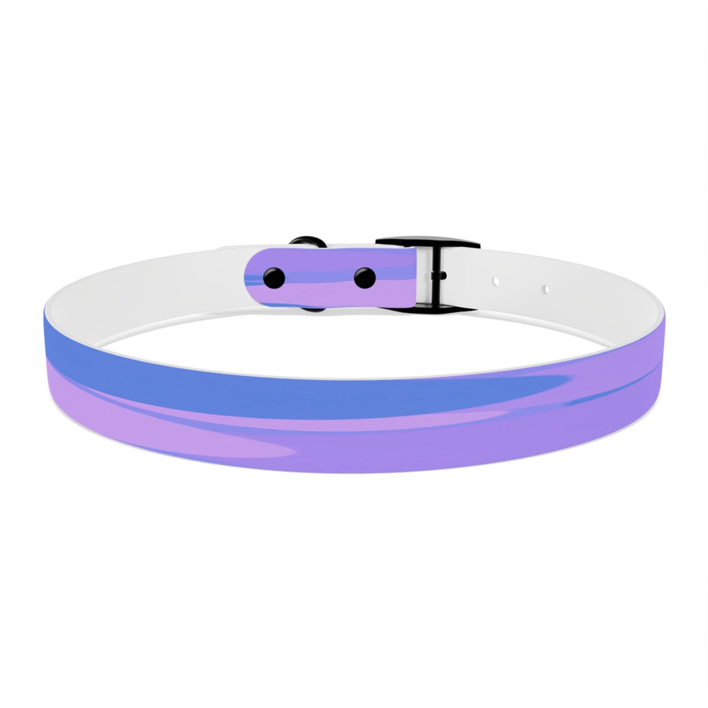 Pastel Purple Family Patches Extra Large Dog Collar