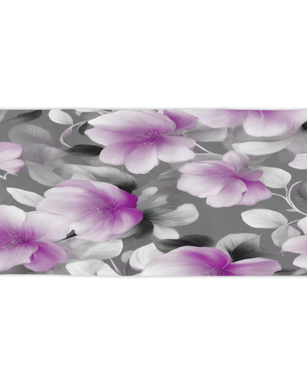 Purple Blossom Floral Bunch Beach Towel, 30" x 60"