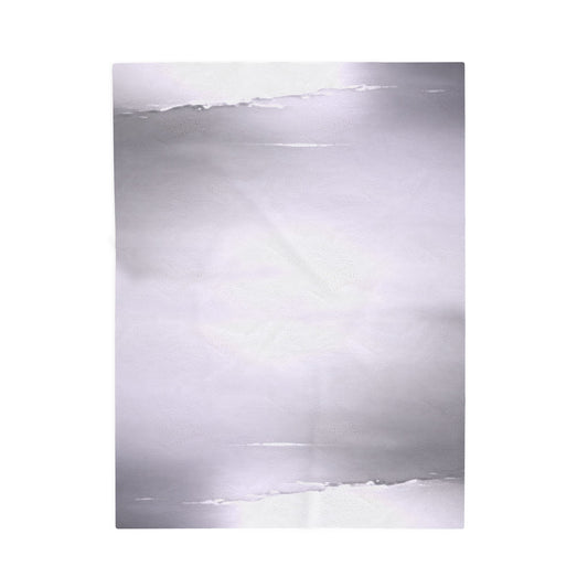 Sephia Sea Dark Fog Velveteen Plush Blanket, 30" x 40"