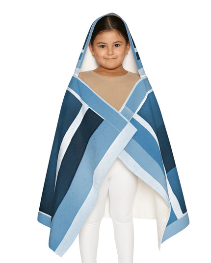Blue Shadow Youth Hooded Towel, 24" x 48"