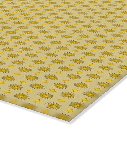 Lemongrass Star-crossed Bodies Glass Cutting Board,  8" x 11"