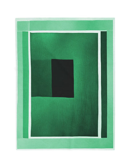 Mint Shadow Velveteen Plush Blanket, 30" x 40"