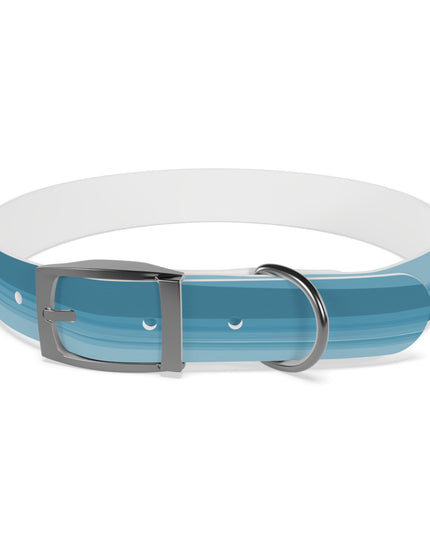 Sky Blue Wavey Large Dog Collar