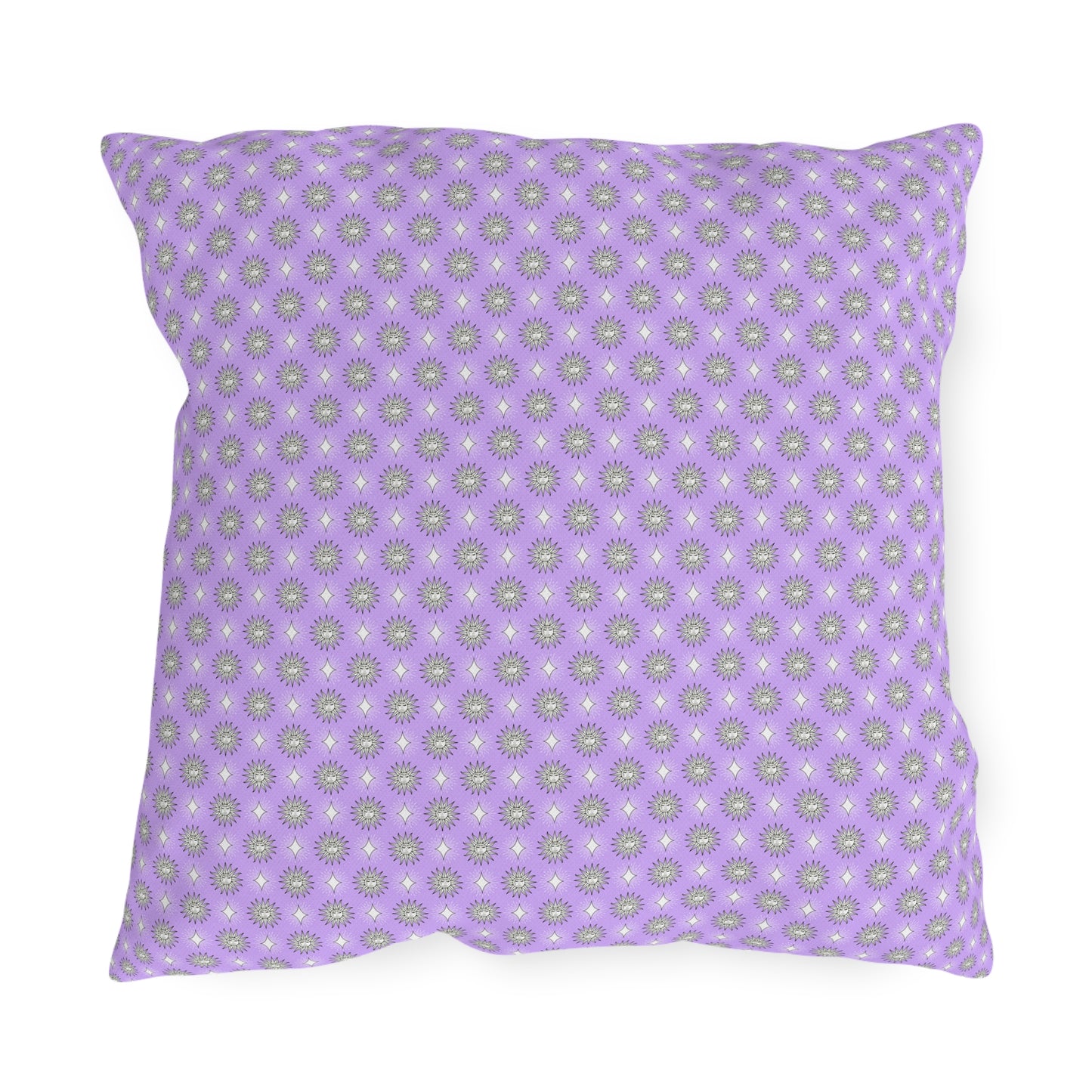 Lavender Star-crossed Bodies 18" x 18" Outdoor Pillow