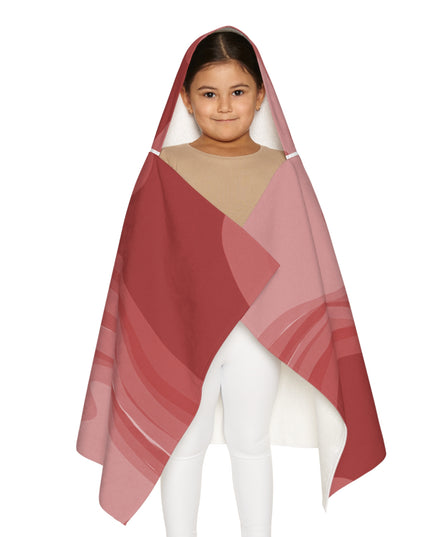 Power Red Youth Hooded Towel, 24" x 48"
