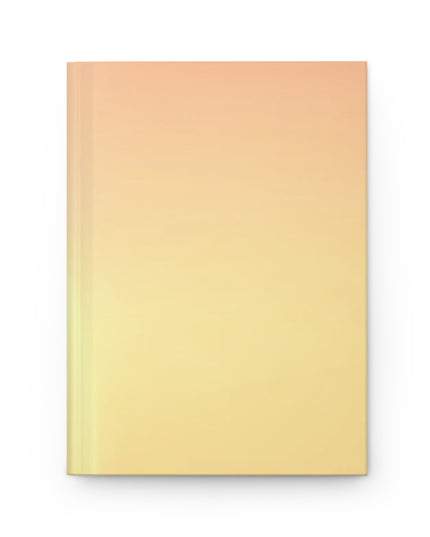 Hot Peach Fade 5.75" x 8" Hardcover Journal Matte with 150 lined pages