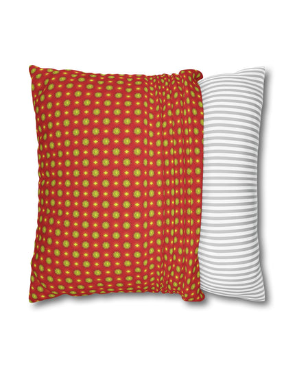 Late Evening Star-crossed Bodies Spun Polyester Square Pillowcase, 14" x 14"