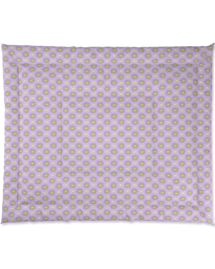 Magenta Star-crossed Bodies Comforter, 104" × 88"