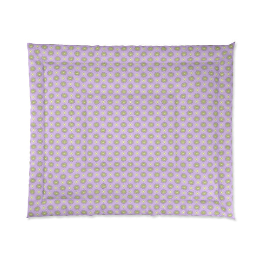 Magenta Star-crossed Bodies Comforter, 104" × 88"