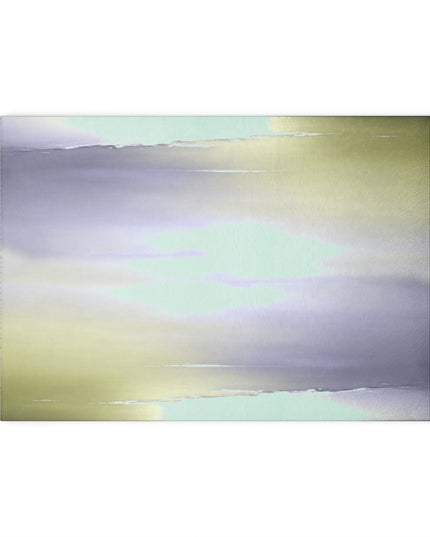 Lavender Sea Golden Fog 8" x 11" Glass Cutting Board