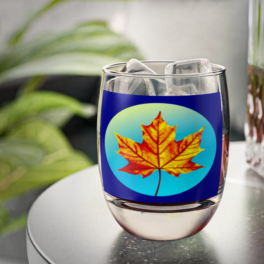 Alpha Maple Leaf Whiskey Glass, 6 oz