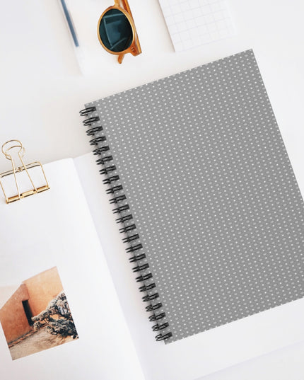 Desaturated Star-crossed Bodies Spiral Notebook - Ruled Line, 6" x 8", 118 pages