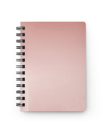 Rose Red Fade Spiral Bound Journal, 5" x 7" 150 pages