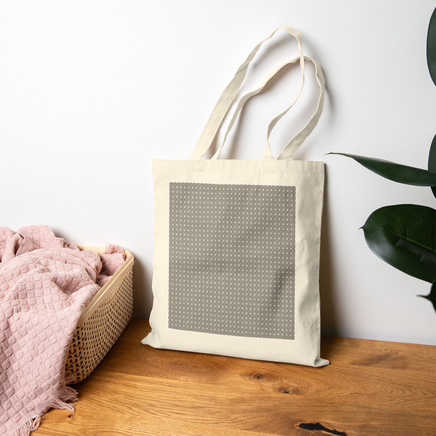 Desaturated Star-crossed Bodies Cotton Canvas Tote Bag