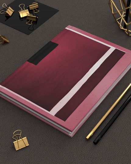 Red Shadow 5.75" x 8" Hardcover Journal Matte with 150 lined pages