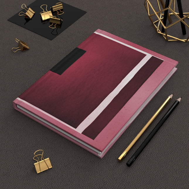 Red Shadow 5.75" x 8" Hardcover Journal Matte with 150 lined pages