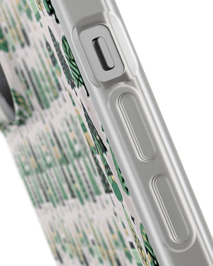 Mini Vintage Green Trees Iphone 15 Flexi Case