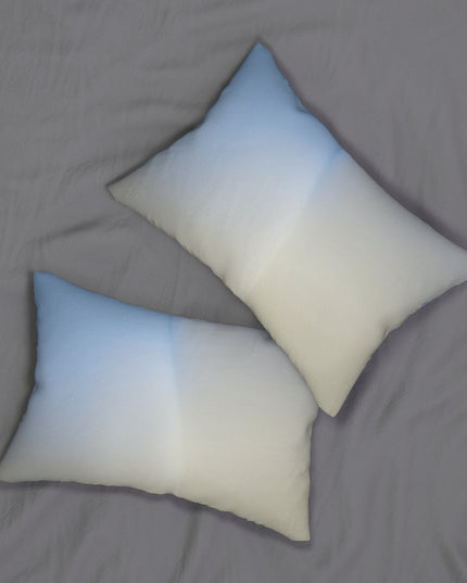 Cobalt Fade Spun Polyester Lumbar Pillow, 20" x 14"
