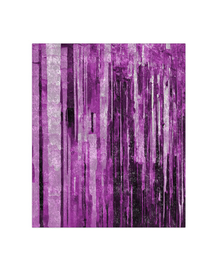 Striped Powder Lavender 50" x 60" Crushed Velvet Blanket