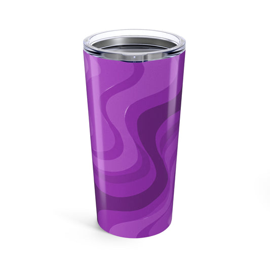 Wavey Purple Wavey Tumbler 20oz