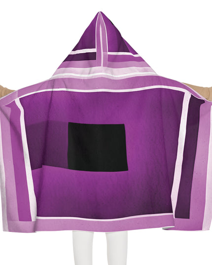 Magenta Shadow Youth Hooded Towel, 24" x 48"