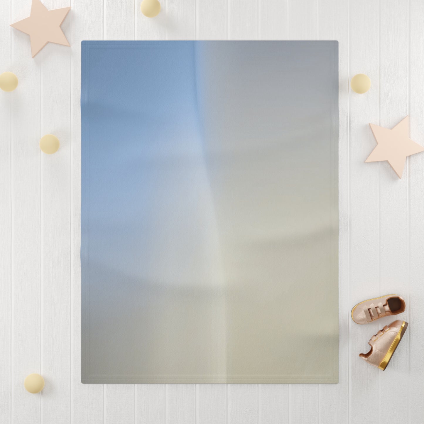 Cobalt Fade Soft Fleece Baby Blanket, 30" x 40"