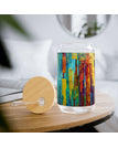 With lid and straw / 16oz