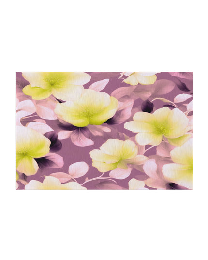 Lemon Blossom Floral Bunch Outdoor Rug, 48" x 72"