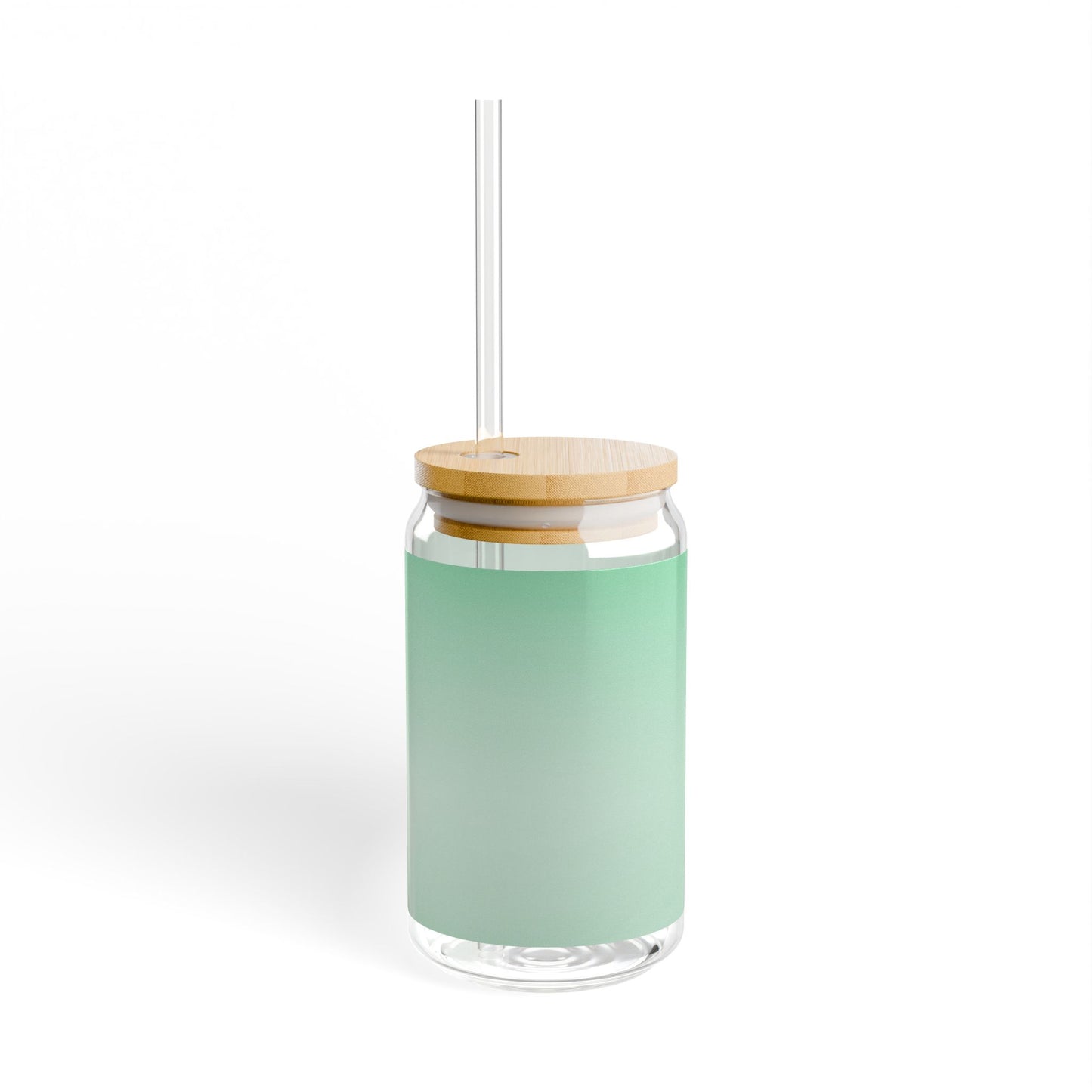 Mint Fade Sipper Glass, 16oz