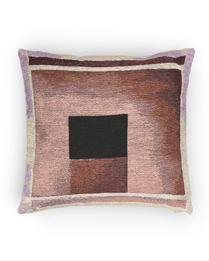 Red Shadow Woven Pillow, 17" x 18"