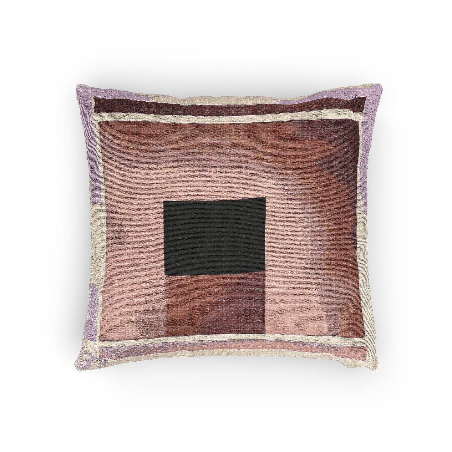 Red Shadow Woven Pillow, 17" x 18"