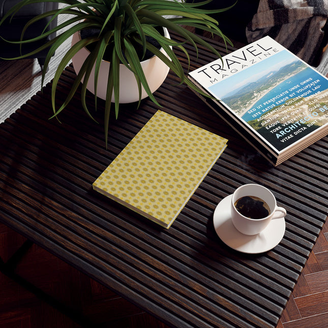 Lemongrass Star-crossed Bodies Hard Backed Journal with 128 blank pages, 5.2" x 7.4"