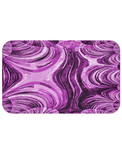 Uzi Spiral Powder Lavender 34" x 21" Bath Mat
