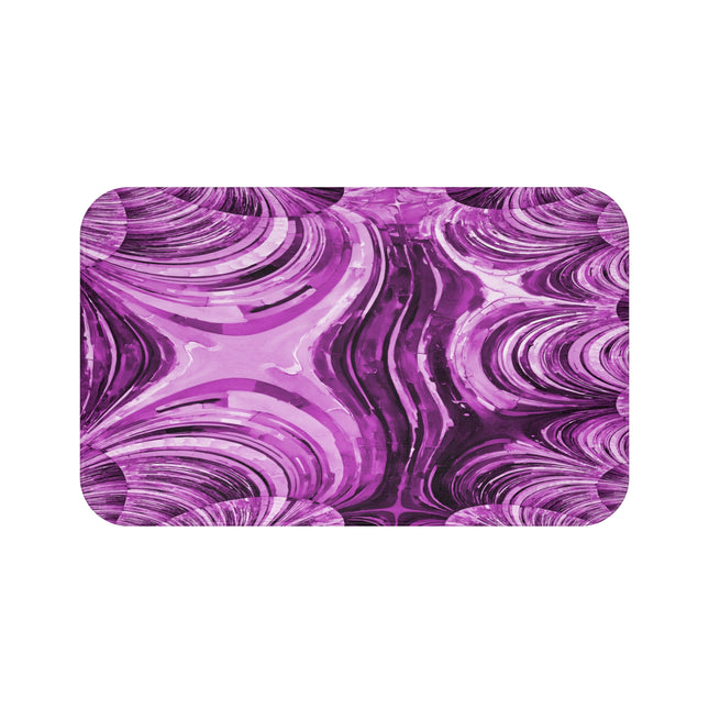 Uzi Spiral Powder Lavender 34" x 21" Bath Mat