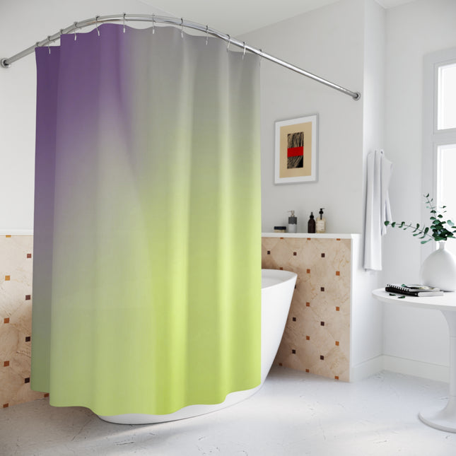 Purple Golden Fade Shower Curtains, 71" x 74"