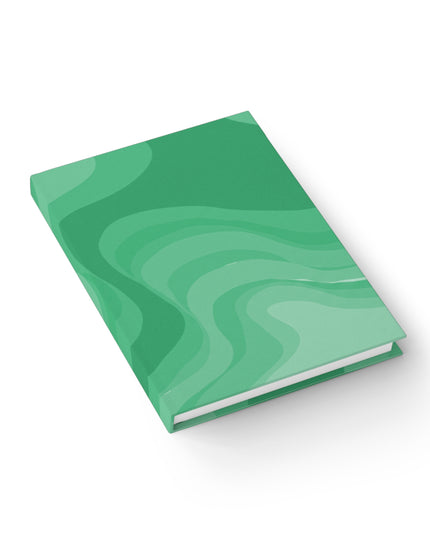 Mint Wavey 5" x 7" Journal - 128 Blank pages