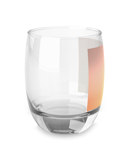 Hot Peach Fade Whiskey Glass, 6 oz