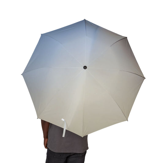 Cobalt Fade Foldable Umbrella - Compact & Chic
