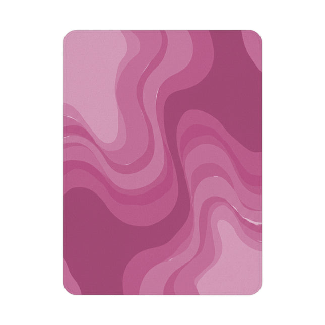 Pinky Mauve Wavey Toddler Blanket, 30" x 40"