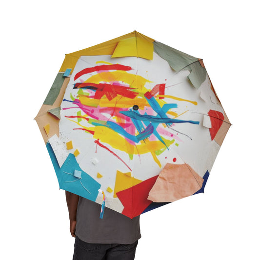 Alpha Paper Paint Foldable Umbrella - Compact & Chic