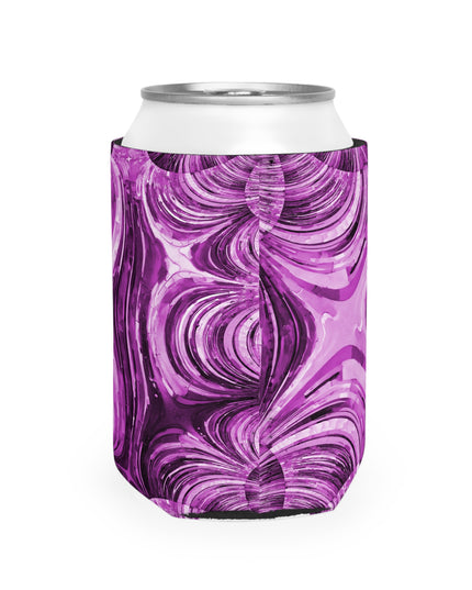 Uzi Spiral Powder Lavender 12 oz Can Cooler Sleeve