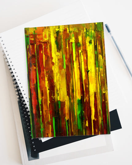 Striped Beta 5" x 7" Journal - 128 Ruled Line pages