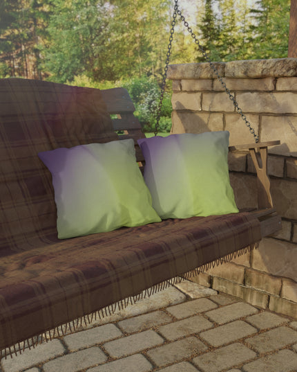 Purple Golden Fade 16" x 16" Outdoor Pillow