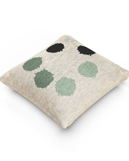 Mint Green Barrel Woven Pillow, 17" x 18"
