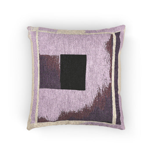 Magenta Shadow Woven Pillow, 17" x 18"