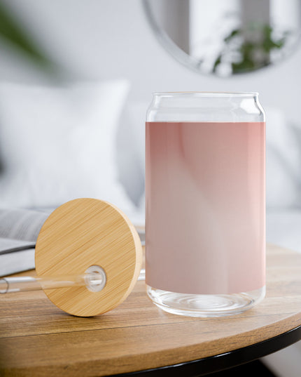 Rose Red Fade Sipper Glass, 16oz